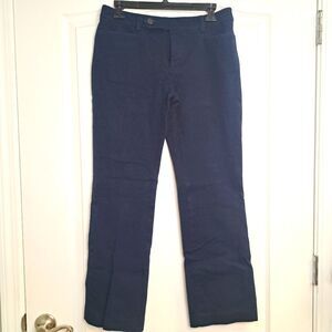 Women's Navy Adelle Pants Trouser by Lauren Ralph Lauren